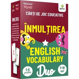 English Vocabulary - Carti de joc educative imagine