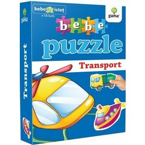 Bebe Puzzle - Mijloace de transport imagine
