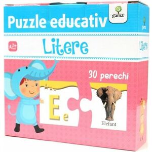 Litere - Puzzle educativ imagine