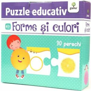 Puzzle educativ: Forme si culori imagine