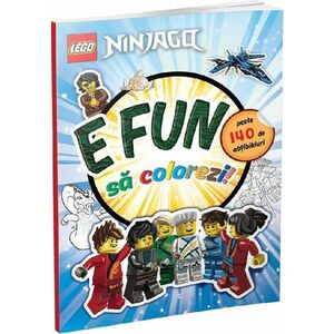 Lego Ninjago: E fun sa colorezi! Carte de colorat cu abtibilduri imagine