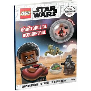 Lego Star Wars: Vanatorul de recompense. Carte cu activitati + Minifigurina imagine