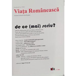 Revista Viața Românească nr. 1/2023 imagine