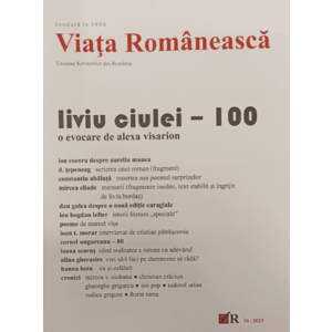 Revista Viața Românească nr. 10/2023 imagine