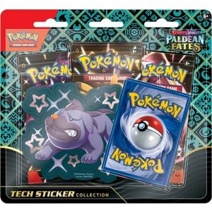 Pokemon - Scarlet & Violet 4.5 Paldean Fates Shiny Fidough Tech Sticker Collection Blister Pack imagine