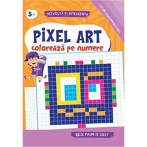 Pixel art - coloreaza pe numere imagine