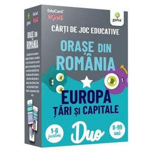 DuoCard - Orașe din România Europa: Țări și capitale imagine