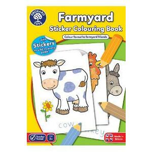 Farmyard. Carte de colorat cu activitati 3 ani+ imagine