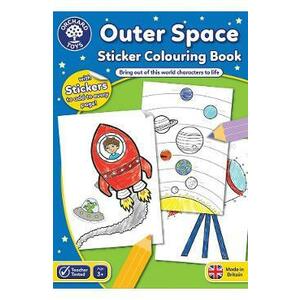 Outer Space. Carte de colorat cu activitati 3 ani+ imagine
