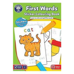 First Words Sticker Book imagine