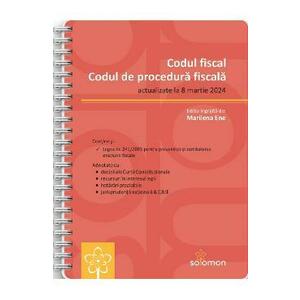 Codul fiscal si Codul de procedura fiscala Act. 8 martie 2024 imagine