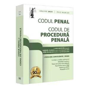 Codul penal si Codul de procedura penala Ianuarie 2024 - Dan Lupascu imagine