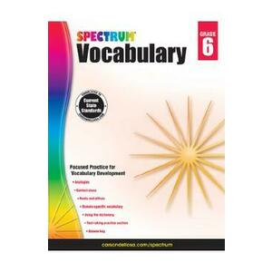 Spectrum Grade 6 Vocabulary Workbooks imagine