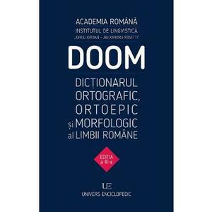 DOOM 3 - Dictionarul ortografic, ortoepic si morfologic al limbii romane imagine