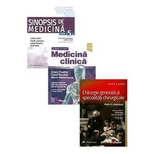 Set 3 carti pentru rezidentiat: Sinopsis de medicina + Medicina clinica + Chirurgie generala imagine