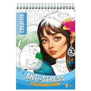 Anti-stress coloring book: Creative imagine