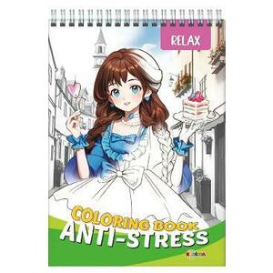 Anti-stress coloring book: Relax imagine