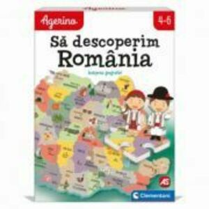 Joc educativ Sa descoperim Romania 104 piese imagine