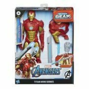 Figurina Titan Hero Blast Gear: Iron Man, Avengers imagine