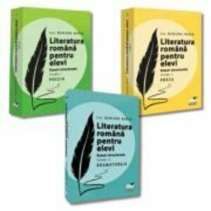 Pachet 3 volume Literatura romana pentru elevi. Eseuri structurate: Poezia, Proza si Dramaturgie - Mariana Badea imagine