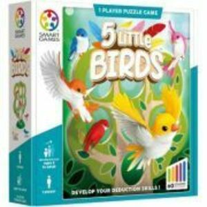 Joc de logica 5 Little Birds, cu 60 de provocari, limba romana imagine