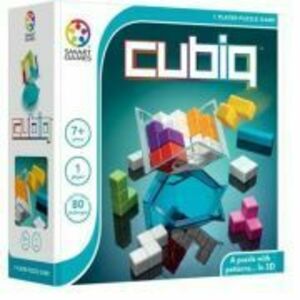 Joc de logica Cubiq, cu 80 de provocari, limba romana imagine