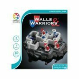Joc de logica Walls & Warriors, cu 80 de provocari, limba romana imagine