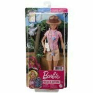 Papusa zoolog Barbie you can be anything imagine