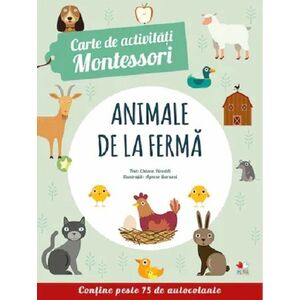 Carte de activitati Montessori. Animale de la ferma | imagine
