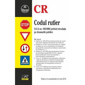 Codul rutier - editia 2018 | imagine