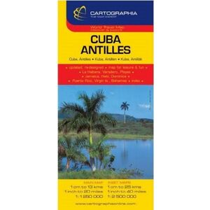 Harta rutiera Cuba, Insulele Antile | imagine