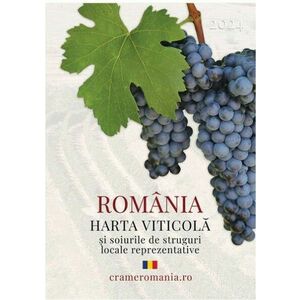 Harta viticola Romania Pocket | imagine