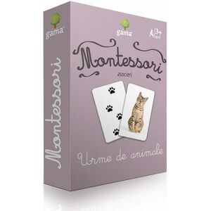 Carti de joc Montessori - Urme de animale | imagine