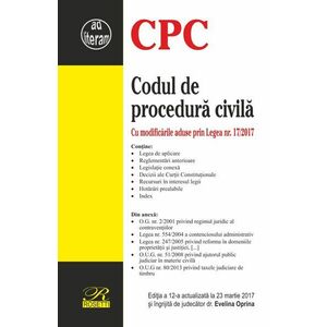 Codul de procedura civila | Evelina Oprina imagine