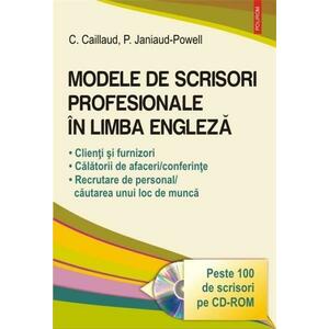 Modele de scrisori profesionale in limba engleza (contine CD) | Patricia Janiaud-Powell, Carole Caillaud imagine