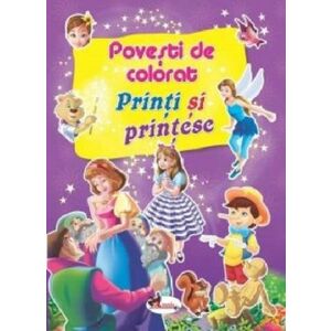 Printi si printese - Povesti de colorat imagine