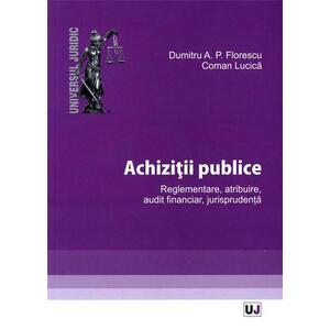 Achizitii publice. Reglementare, atribuire, audit financiar, jurisprudenta | Dumitru A.P. Florescu, Coman Lucica imagine