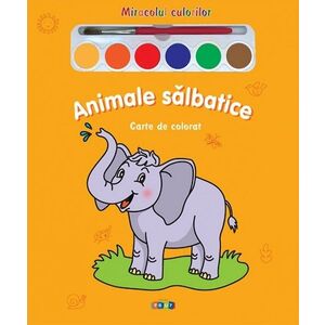 Animale salbatice - Carte de colorat imagine