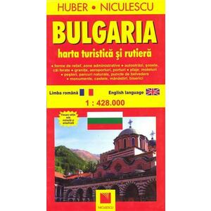 Harta rutiera Bulgaria | imagine
