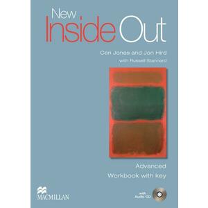 New Inside Out Advanced Workbook With Key | Ceri Jones, Jon Hird imagine