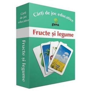 Fructe si legume - Carti de joc educative | imagine