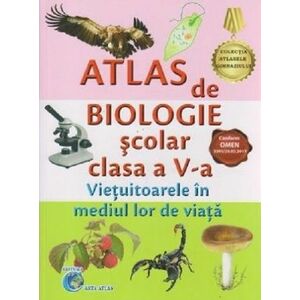 Atlas de Biologie scolar pentru clasa a V-a | Mariana Bodea imagine