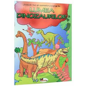 Lumea dinozaurilor - Carte de colorat imagine