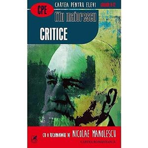 Critice | Titu Maiorescu imagine