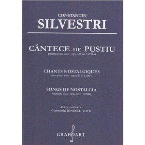 Cantece de pustiu pentru Pian solo opus 27 Nr. 1 | Constantin Silvestri imagine