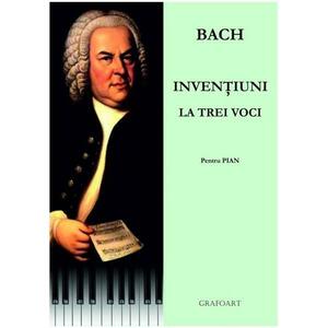 Inventiuni la trei voci pentru pian - Bach imagine
