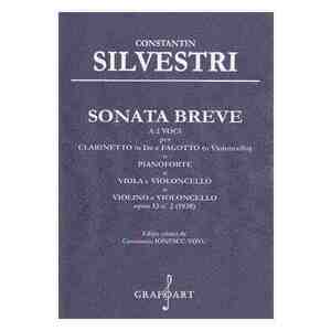 Sonata Breve a 2 voci per Clarinetto in Do e Fagotto | Constantin Silvestri imagine