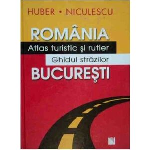 Romania. Atlas turistic si rutier Bucuresti. Ghidul strazilor | imagine