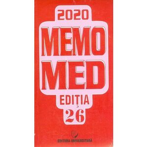 Memomed 2020 + Ghid farmacoterapic | Dumitru Dobrescu imagine
