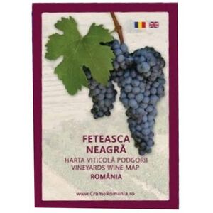 Harta viticola Pocket - Romania, Feteasca Neagra | imagine
